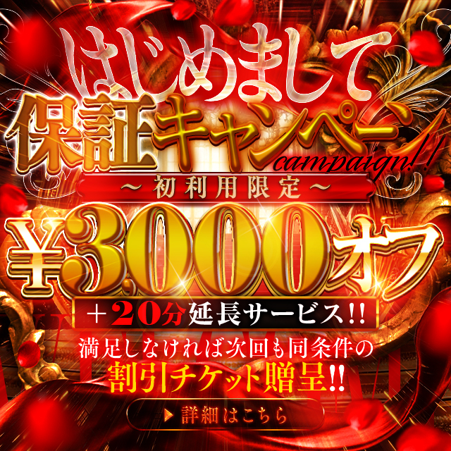 【満足保証】はじめまして保証キャンペーン★新規様限定★